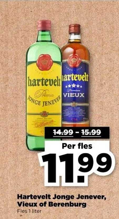 Hartevelt Jonge Jenever, Vieux of Berenburg