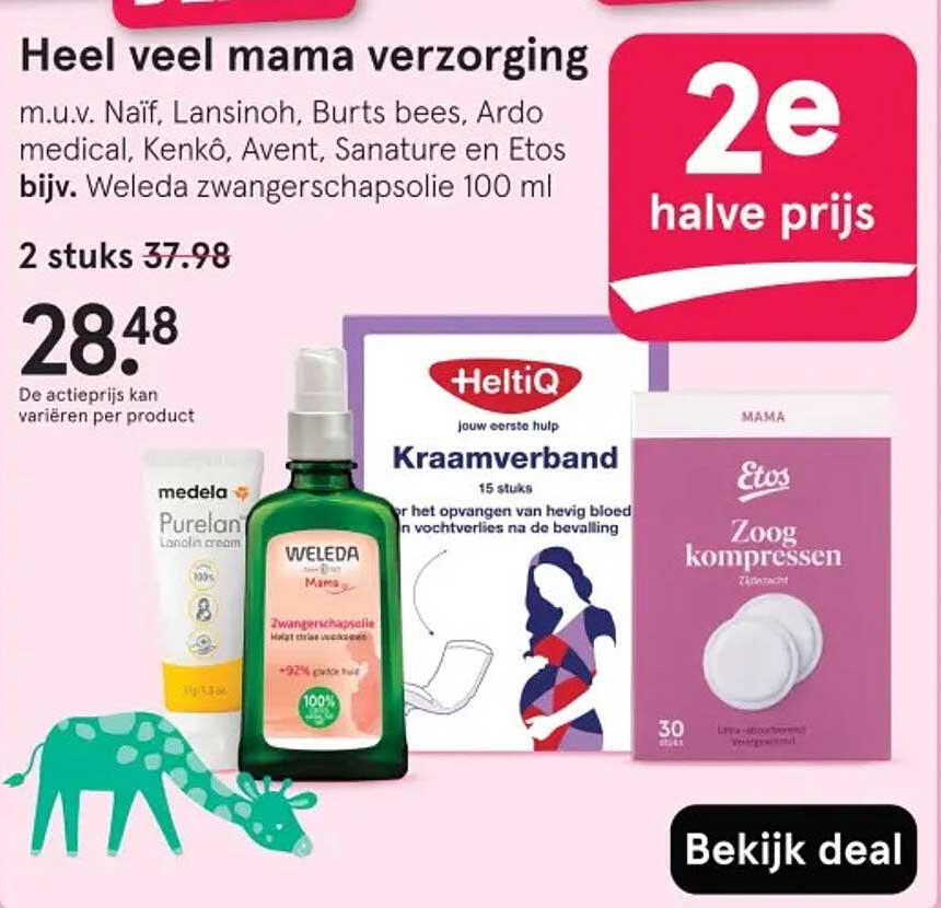 Heel veel mama verzorging