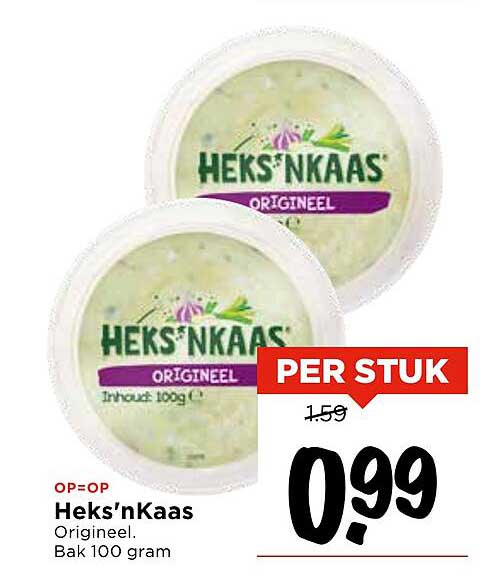 Heks’nKaas Origineel. Bak 100 gram