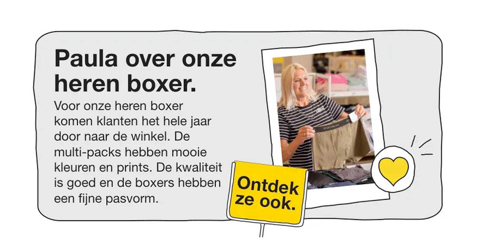 Heren boxers multi-pack van Zeeman