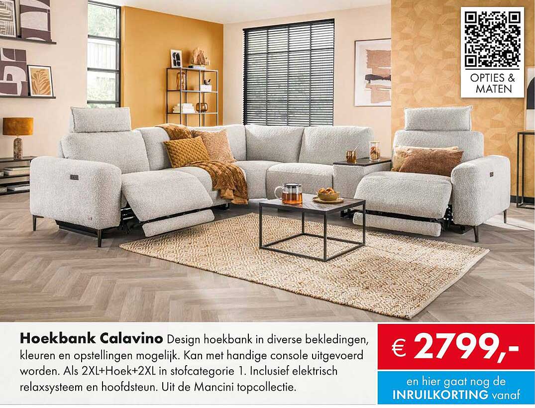 Hoekbank Calavino