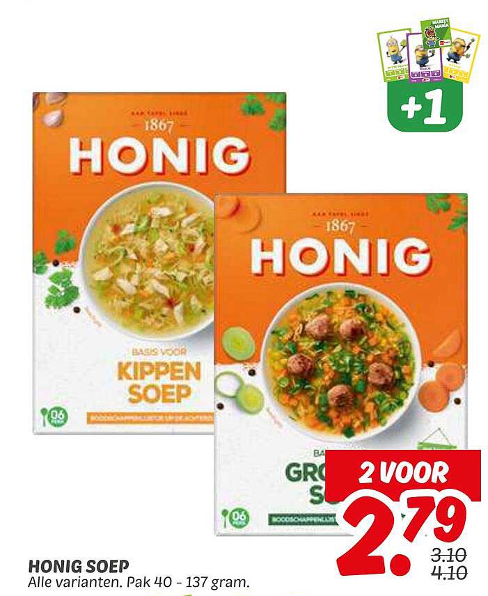 HONIG SOEP - 2 VOOR 2.79