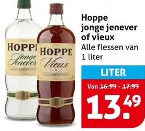 Hoppe jonge jenever of vieux