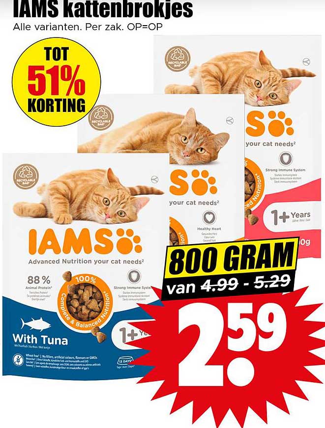 IAMS kattenbrokjes