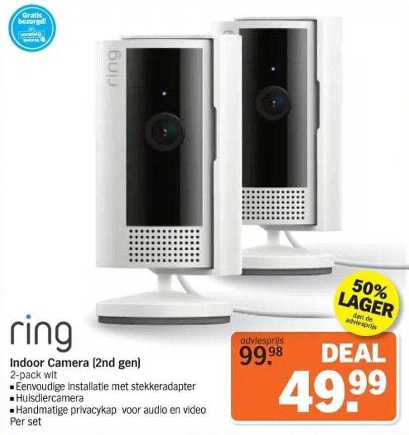 Indoor Camera (2nd gen) 2-pack wit