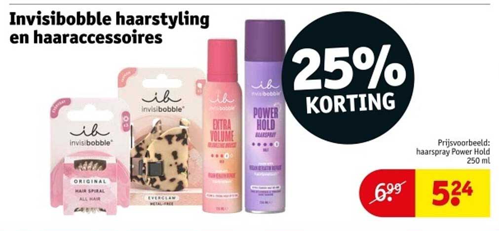 Invisibobble haarstyling en haaraccessoires