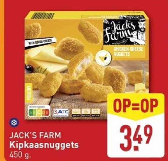 JACK'S FARM Kipkaasnuggets 450 g