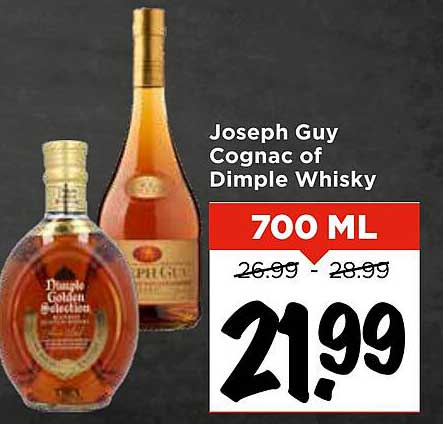 Joseph Guy Cognac of Dimple Whisky 700 ML