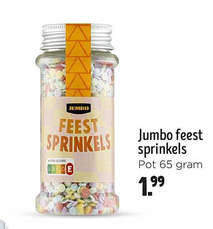 Jumbo feest sprinkles