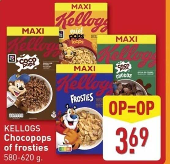 KELLOGS Chocopops of Frosties 580-620 g