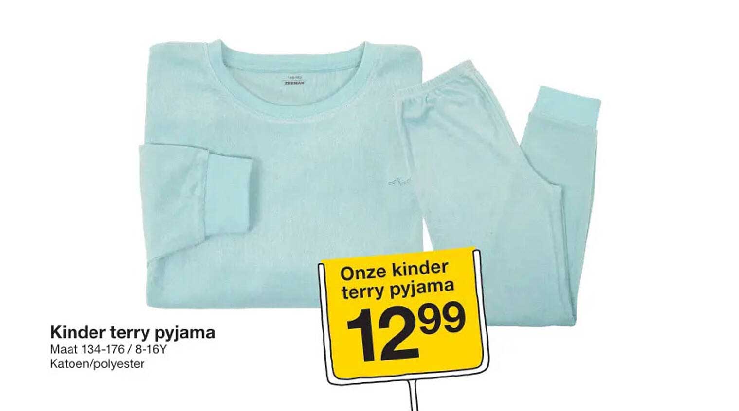 Kinder terry pyjama