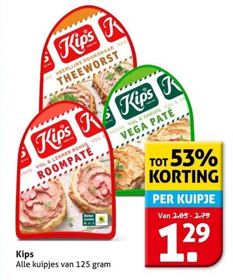 Kips Alle kuipjes van 125 gram