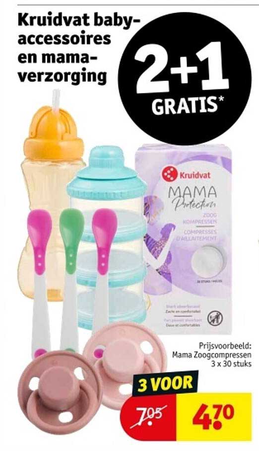 Kruidvat baby-accessoires en mama-verzorging