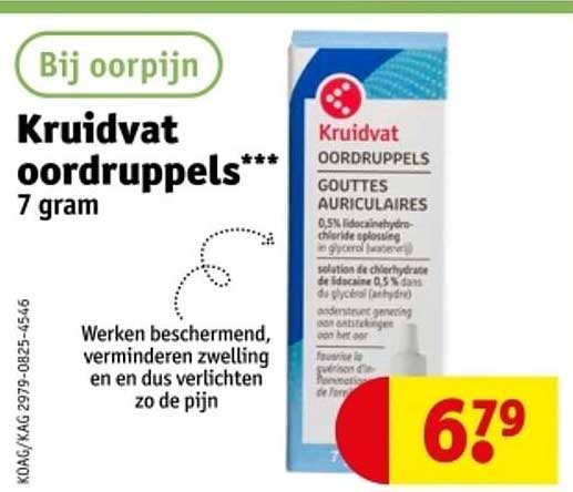 Kruidvat oordruppels*** 7 gram