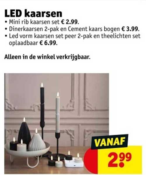 LED kaarsen
