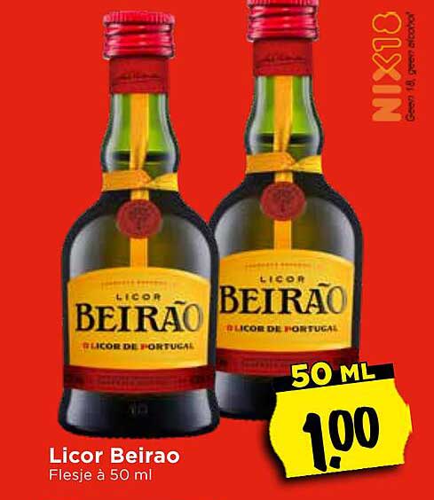 Licor Beirao Flesje à 50 ml