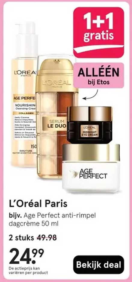 L’Oréal Paris bijv. Age Perfect anti-rimpel dagcrème 50 ml
