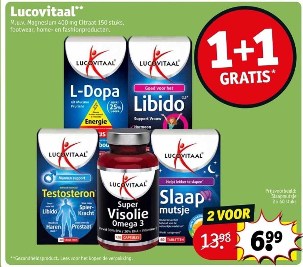 Lucovitaal 1+1 Gratis*