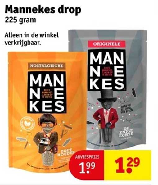 Mannekes drop 225 gram