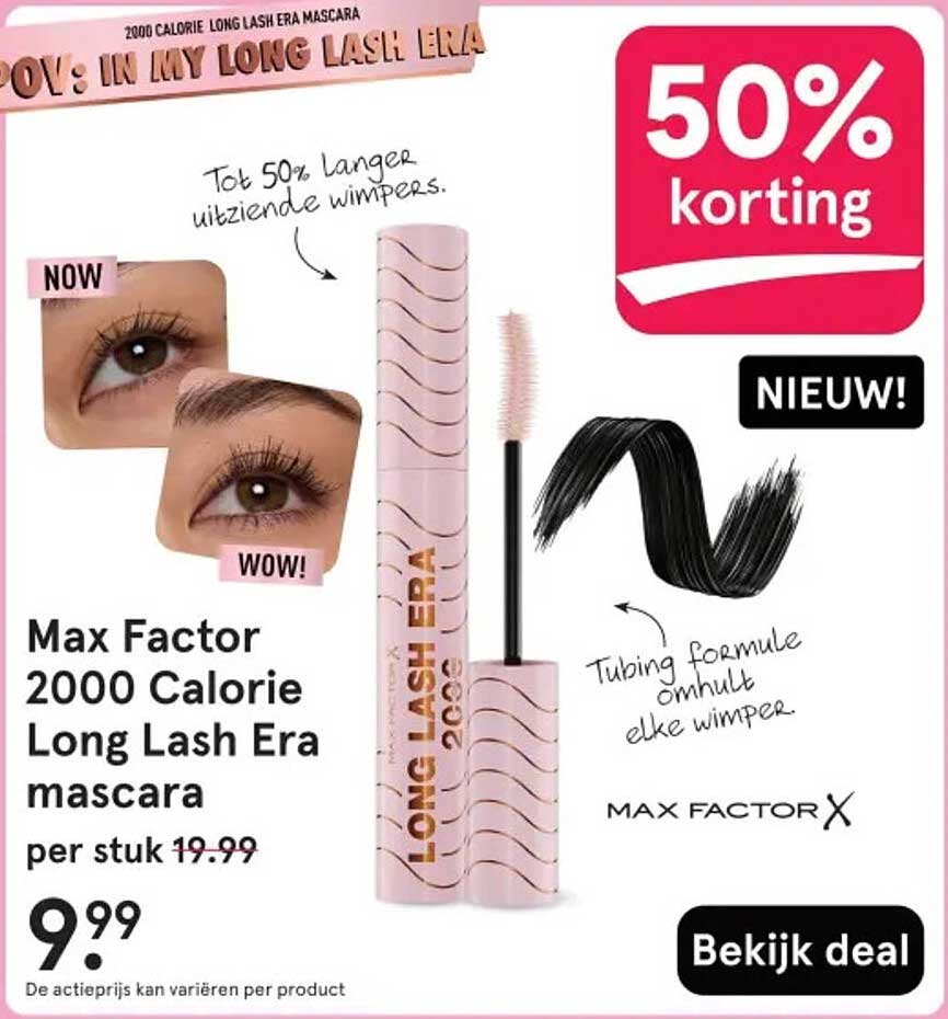 Max Factor 2000 Calorie Long Lash Era mascara