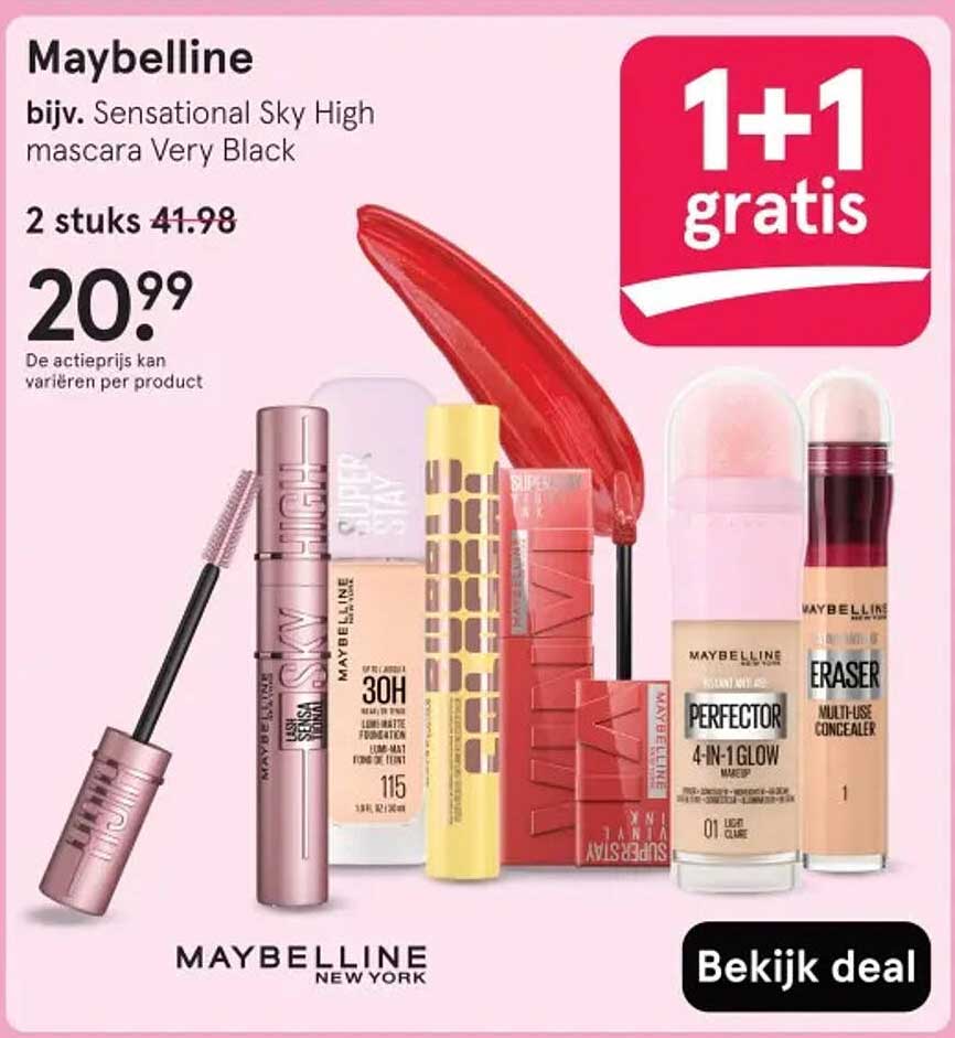 Maybelline bijv. Sensational Sky High mascara Very Black