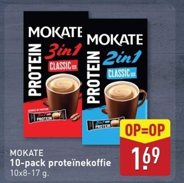 MOKATE 10-pack proteïne koffie