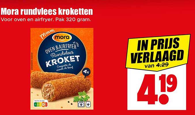 Mora rundvlees kroketten