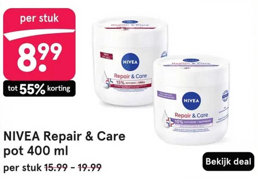 NIVEA Repair & Care pot 400 ml