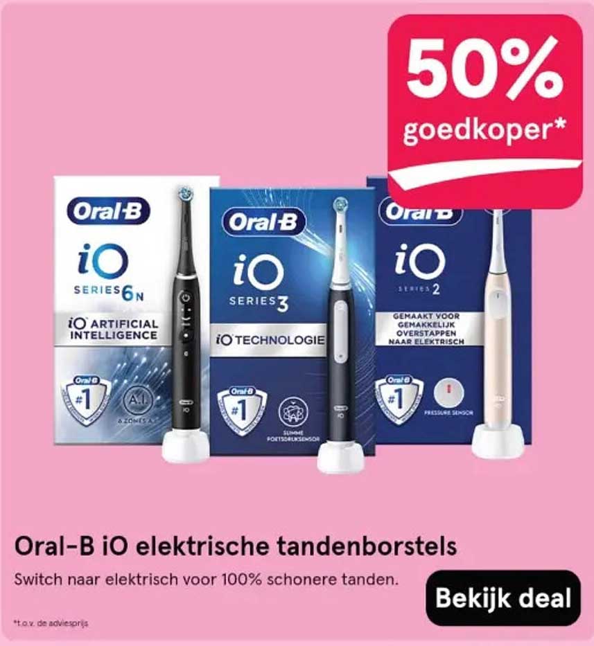 Oral-B iO elektrische tandenborstels