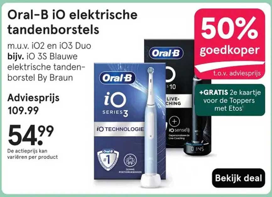 Oral-B iO elektrische tandenborstels