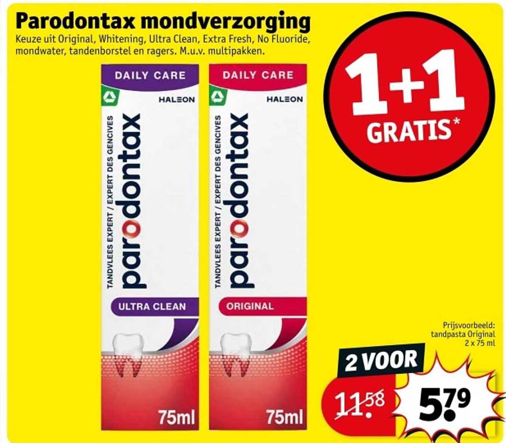 Parodontax mondverzorging
