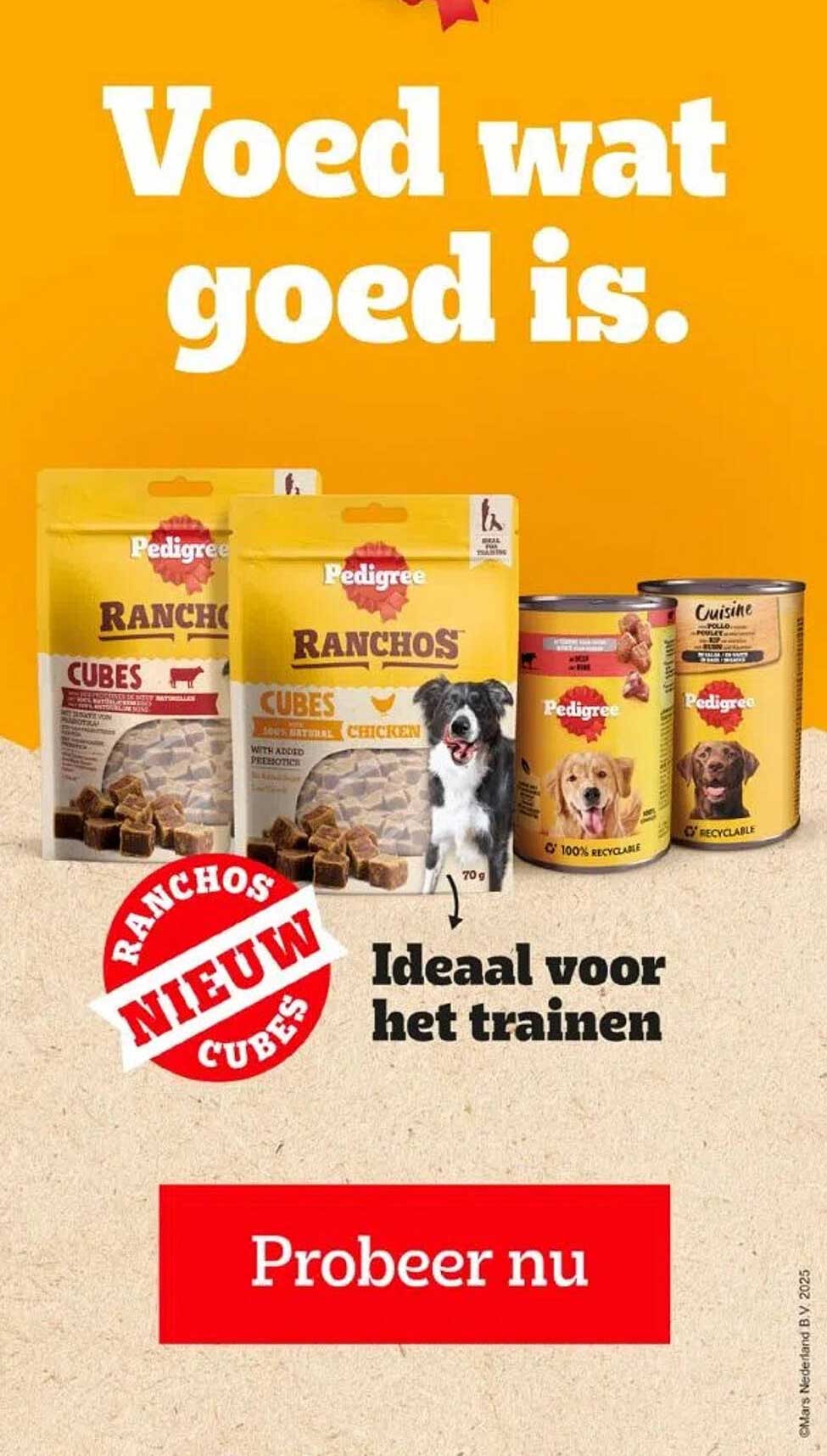 Pedigree Rancho's Cubes