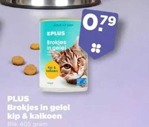 PLUS Brokjes in gelei kip & kalkoen