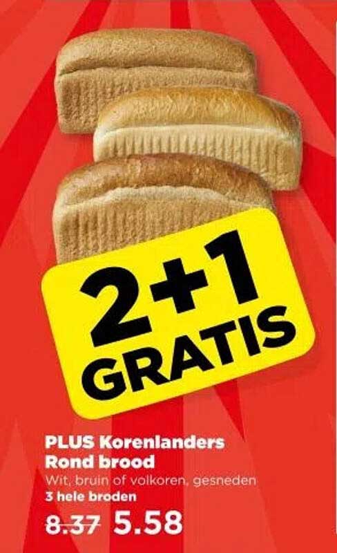 PLUS Korenlanders Rond brood