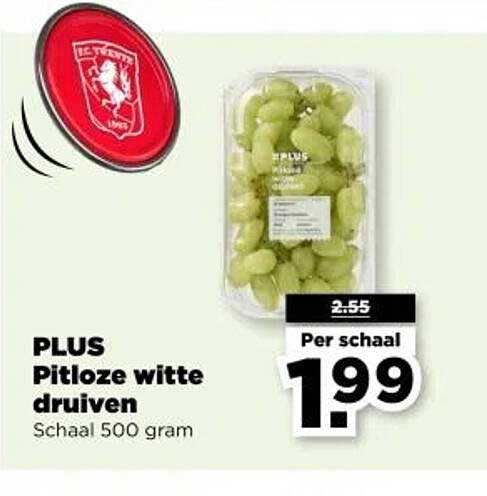PLUS Pitloze witte druiven