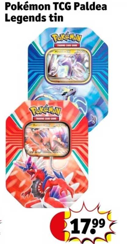 Pokémon TCG Paldea Legends tin
