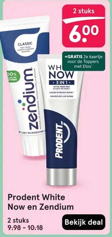 Prodent White Now en Zendium