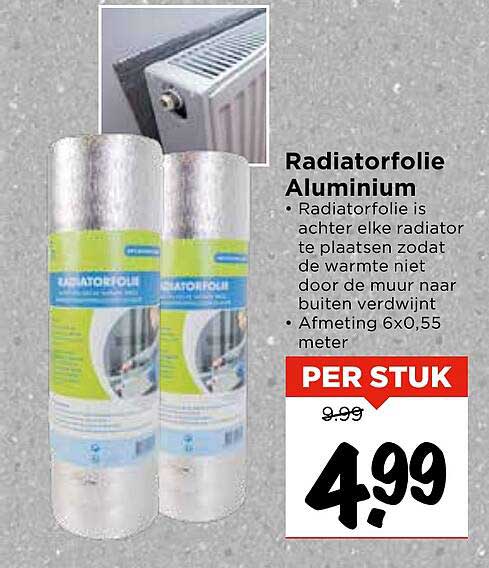 Radiatorfolie Aluminium