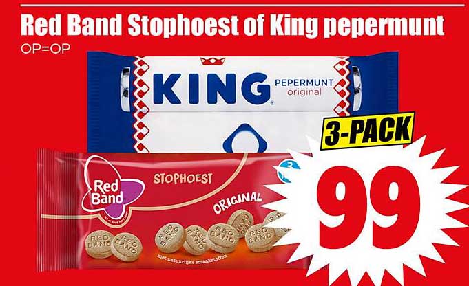 Red Band Strophoest of King pepermunt