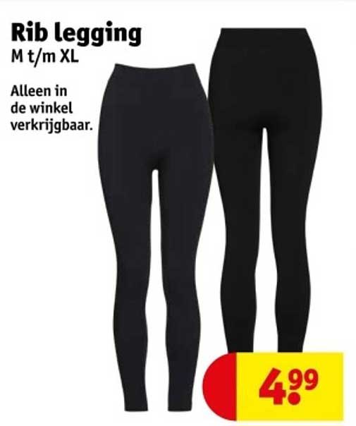 Rib legging M t/m XL