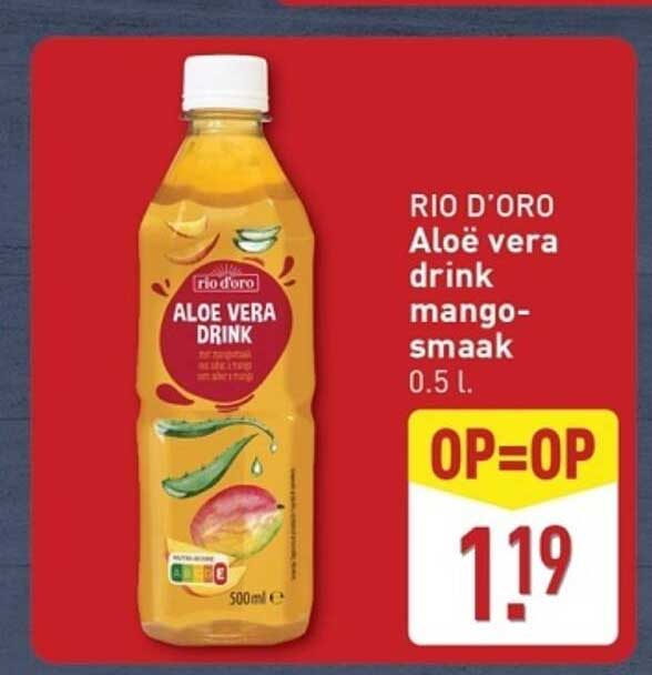 RIO D'ORO Aloë vera drink mango-smaak