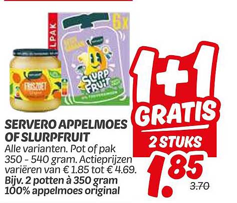 SERVERO APPELMOES OF SLURPFRUIT