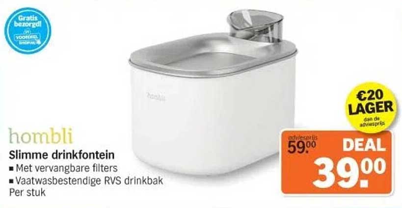 Slimme drinkfontein