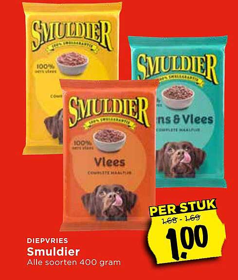 Smuldier Diepvries 400 gram