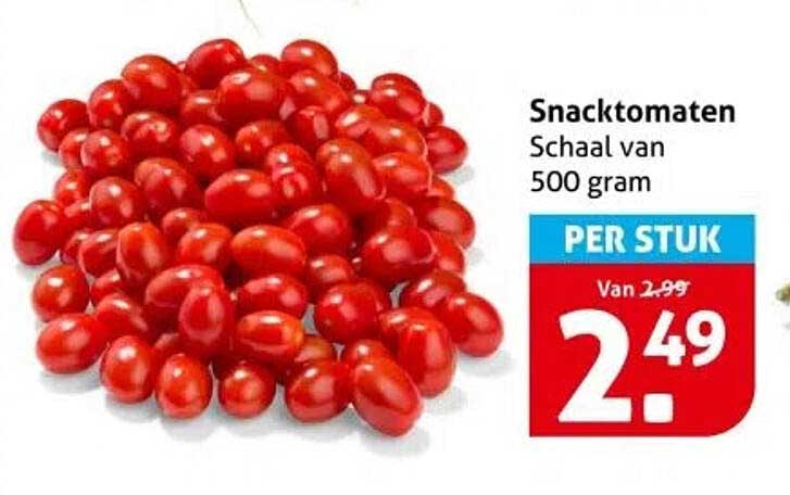 Snacktomaten Schaal van 500 gram