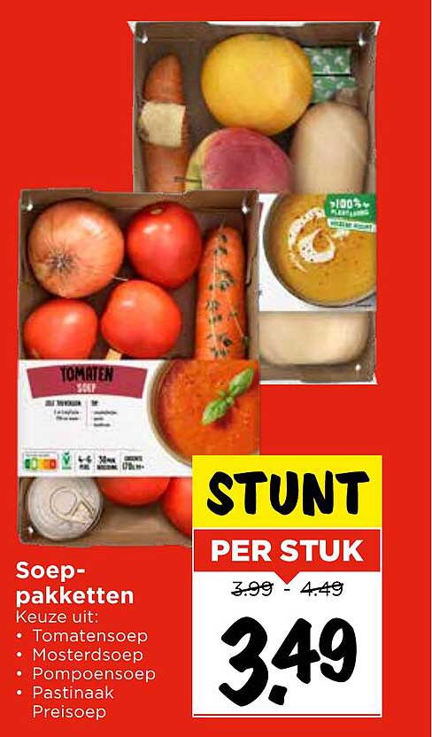 Soep-pakketten