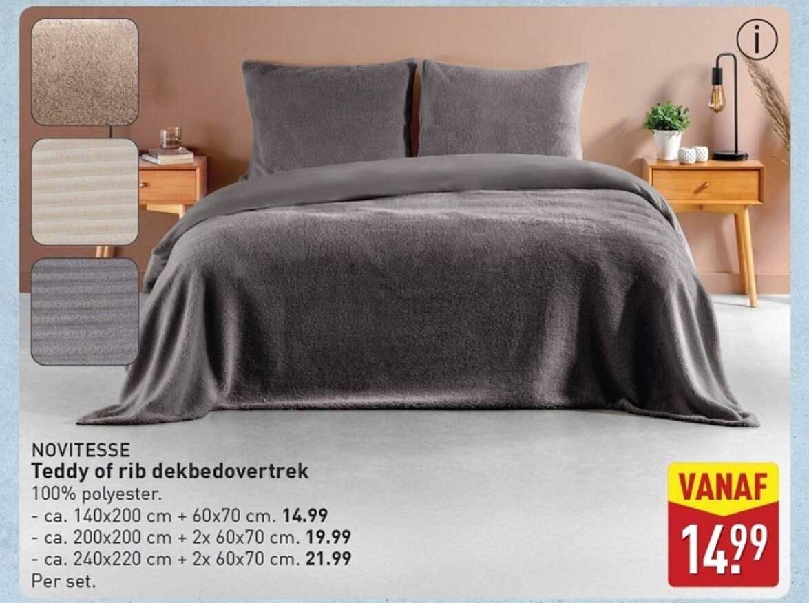 Teddy of rib dekbedovertek