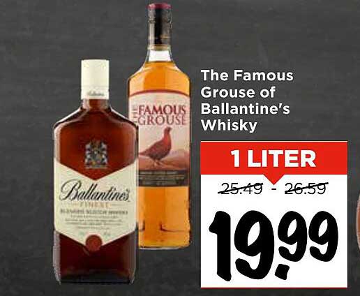 The Famous Grouse of Ballantine's Whisky 1 Liter