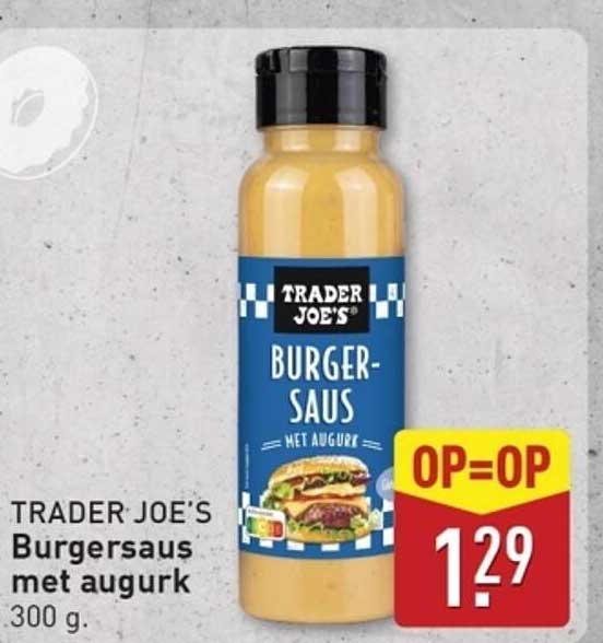 TRADER JOE'S Burgersaus met augurk