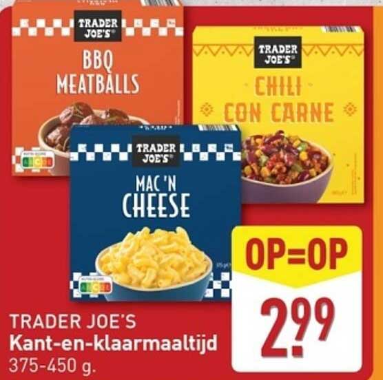 TRADER JOE'S Kant-en-klaarmaaltijd